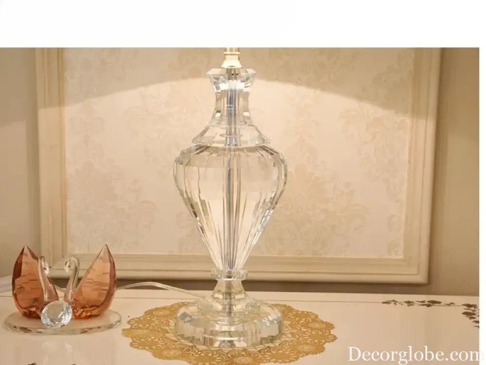 Luxury Crystal Table Lamp for Bedroom &amp; Bedside Decor