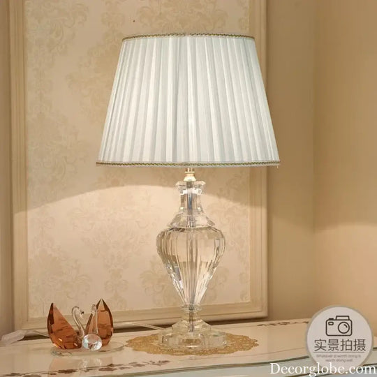 Luxury Crystal Table Lamp for Bedroom &amp; Bedside Decor