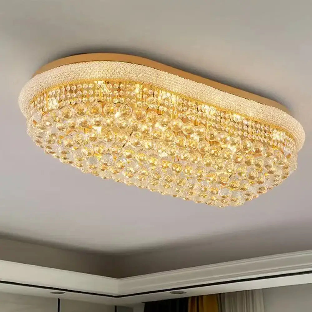 Luxury Crystal Led Ceiling Lamp For Living Room Modern Chandelier Lamps For Room Dining Room Lustre Ceilings Lamp
