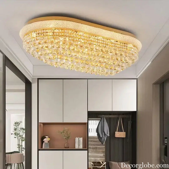 Luxury Crystal Led Ceiling Lamp For Living Room Modern Chandelier Lamps For Room Dining Room Lustre Ceilings Lamp