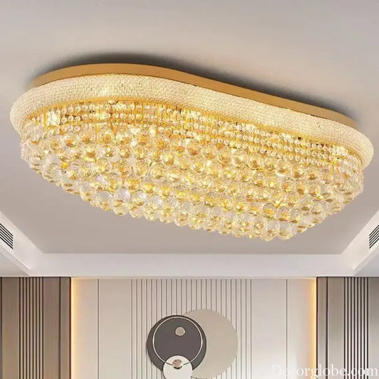 Luxury Crystal Led Ceiling Lamp For Living Room Modern Chandelier Lamps For Room Dining Room Lustre Ceilings Lamp