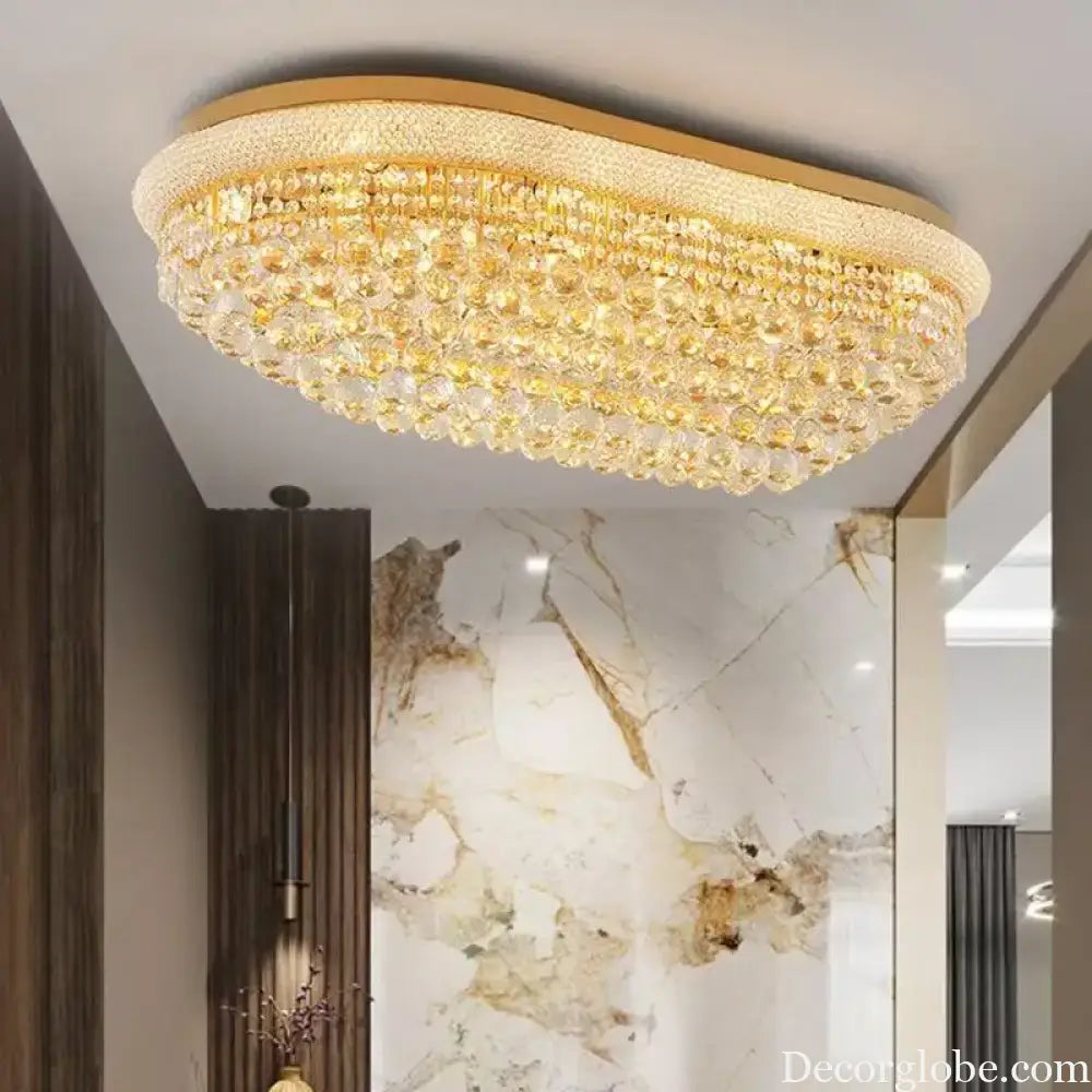 Luxury Crystal Led Ceiling Lamp For Living Room Modern Chandelier Lamps For Room Dining Room Lustre Ceilings Lamp