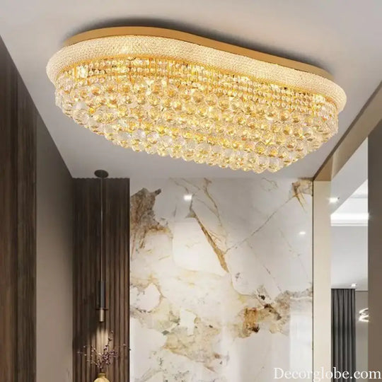 Luxury Crystal Led Ceiling Lamp For Living Room Modern Chandelier Lamps For Room Dining Room Lustre Ceilings Lamp