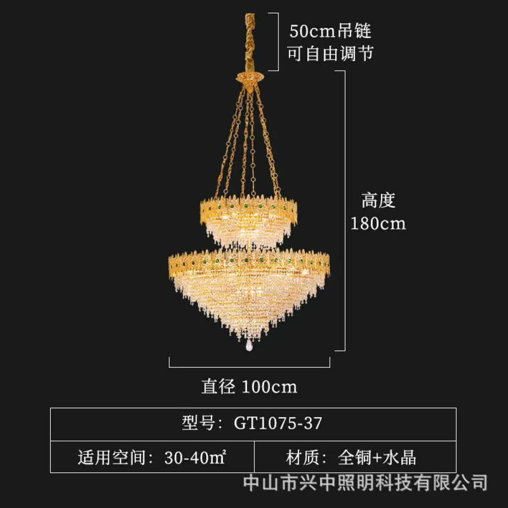 French style copper living room chandelier European style dining room bedroom candle lighting creative atmosphere Villa