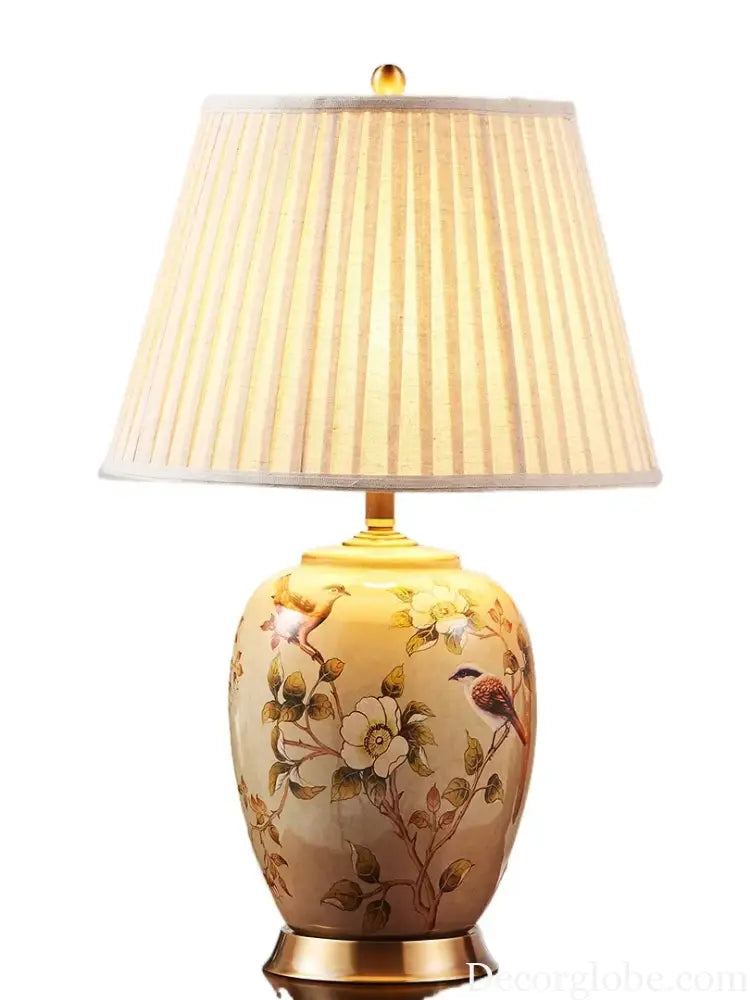 Large Ceramic LED Table Lamp for Living Room and Bedroom Decor