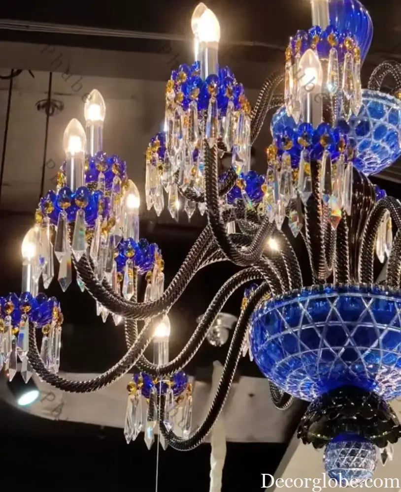 Large Crystal Chandelier for Foyer and Living Room Chandelier