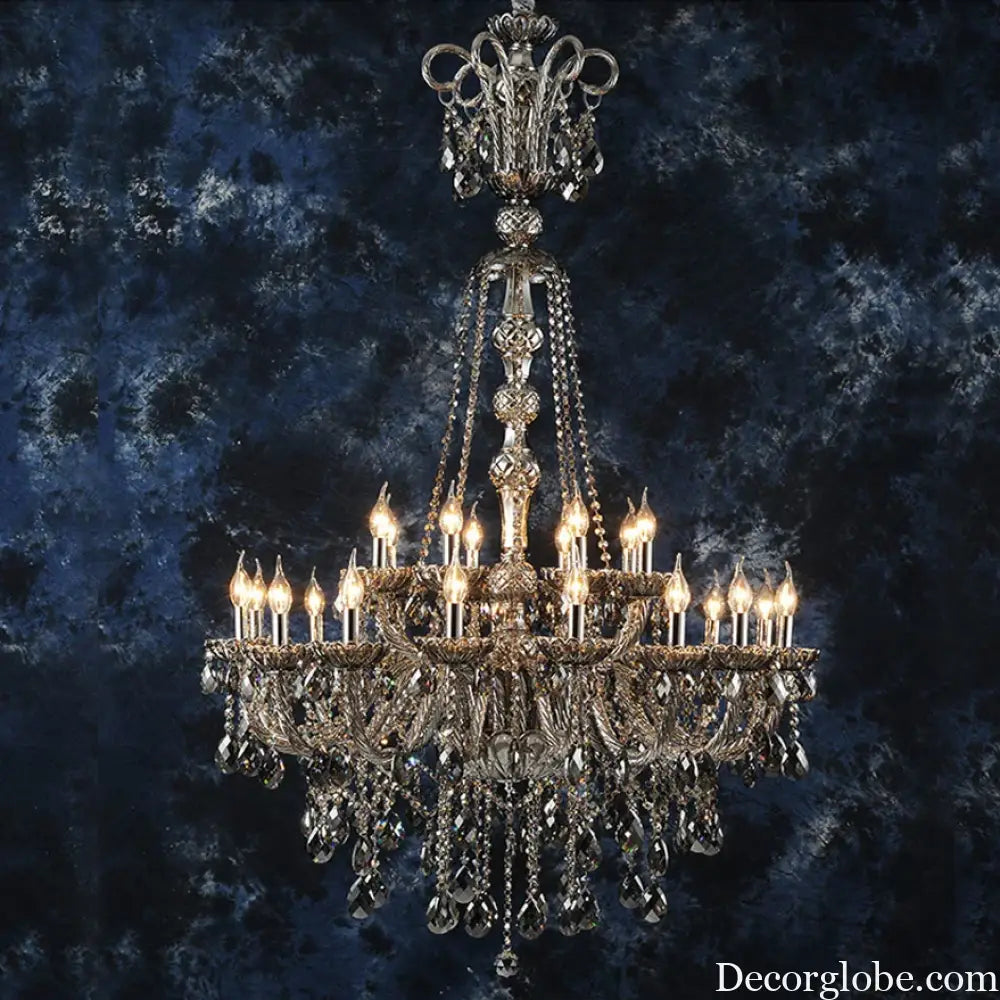 Large Crystal Chandelier for Duplex Hall and Villa Lighting Chandelier