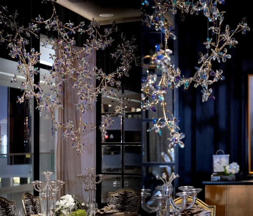Luxury LED Rotating Crystal Chandelier – Modern Villa &amp; Hotel Statement Lighting 50 / 1 Bulb / Golden|luxury Chandelier