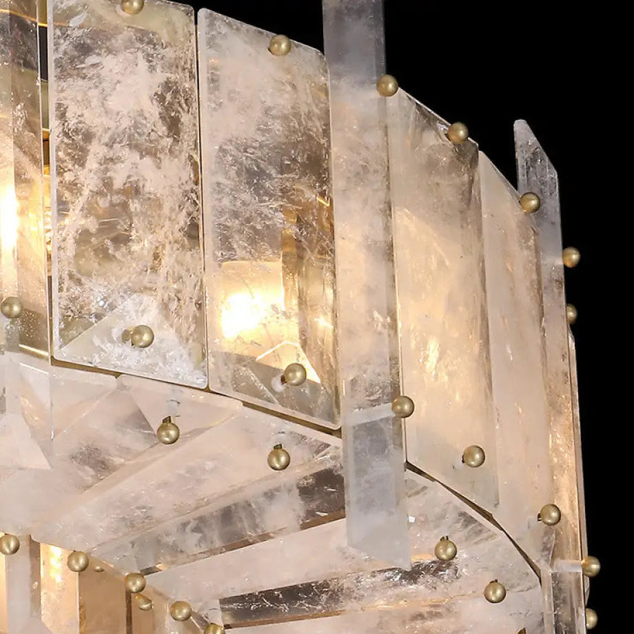Light Luxury Crystal Chandelier for Living &amp; Dining Room Spaces D60cm
