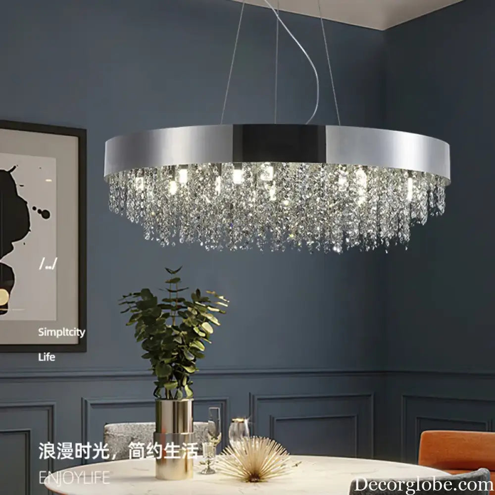 Elegant Light Luxury Crystal Chandelier - Modern Italian Creative Design for Living Rooms, Bedrooms, and Dining Rooms - DecorGlobe