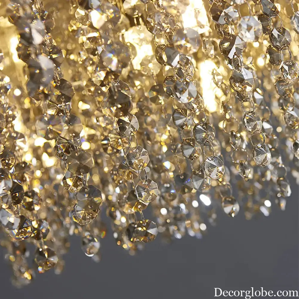 Elegant Light Luxury Crystal Chandelier - Modern Italian Creative Design for Living Rooms, Bedrooms, and Dining Rooms - DecorGlobe