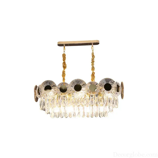 Light Luxury Crystal Chandelier - Post-Modern Elegance for Creative Living, Dining, and Bedrooms - DecorGlobe