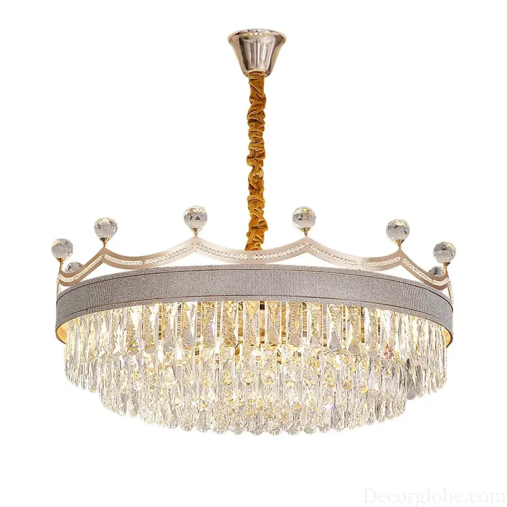 Living Room Chandelier - Light Luxury Crystal Elegance for Modern Dining and Bedroom Ambiance - DecorGlobe