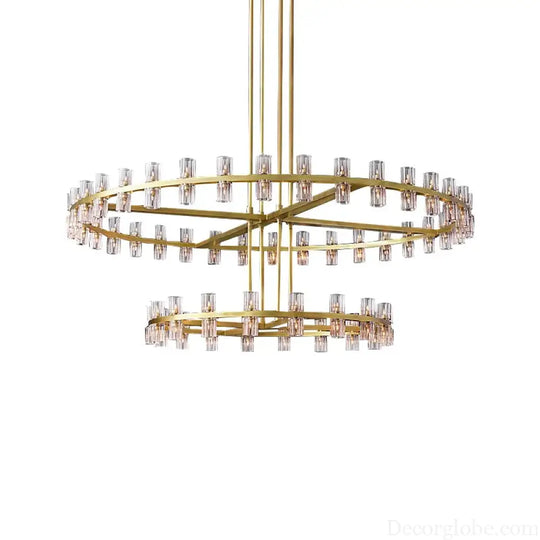 Luxurious Crystal Chandelier - Modern Elegance for Villa Duplexes, Living Rooms, and Home Decor - DecorGlobe