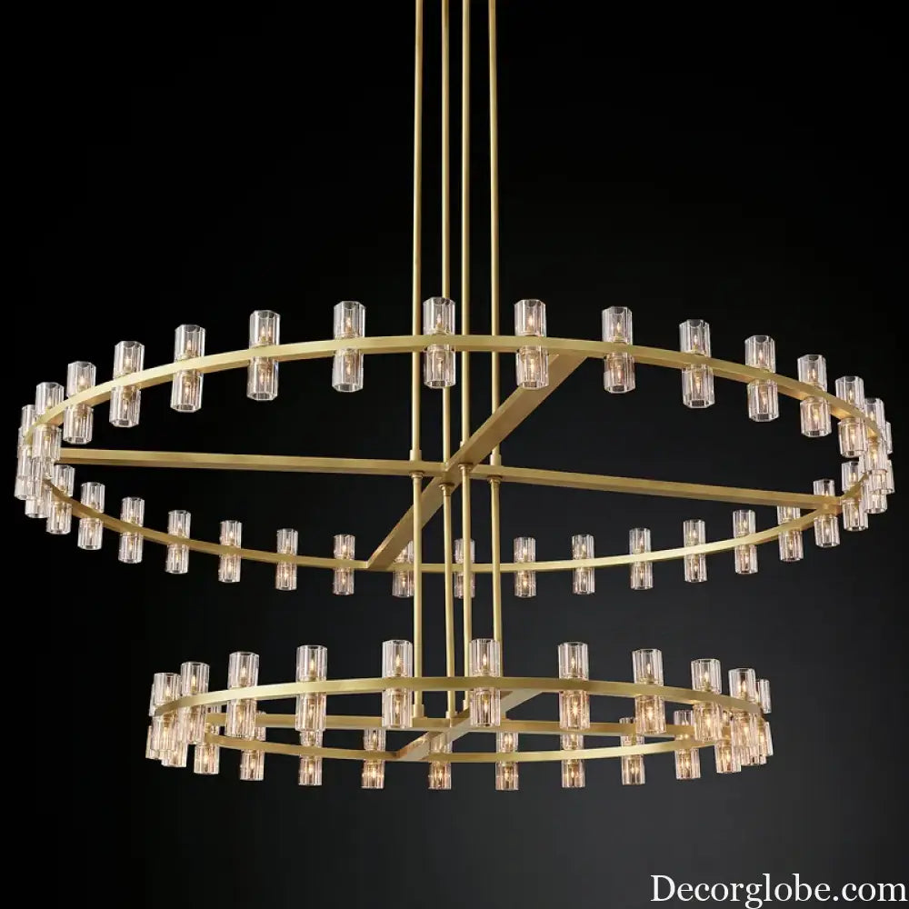 Luxurious Crystal Chandelier - Modern Elegance for Villa Duplexes, Living Rooms, and Home Decor - DecorGlobe
