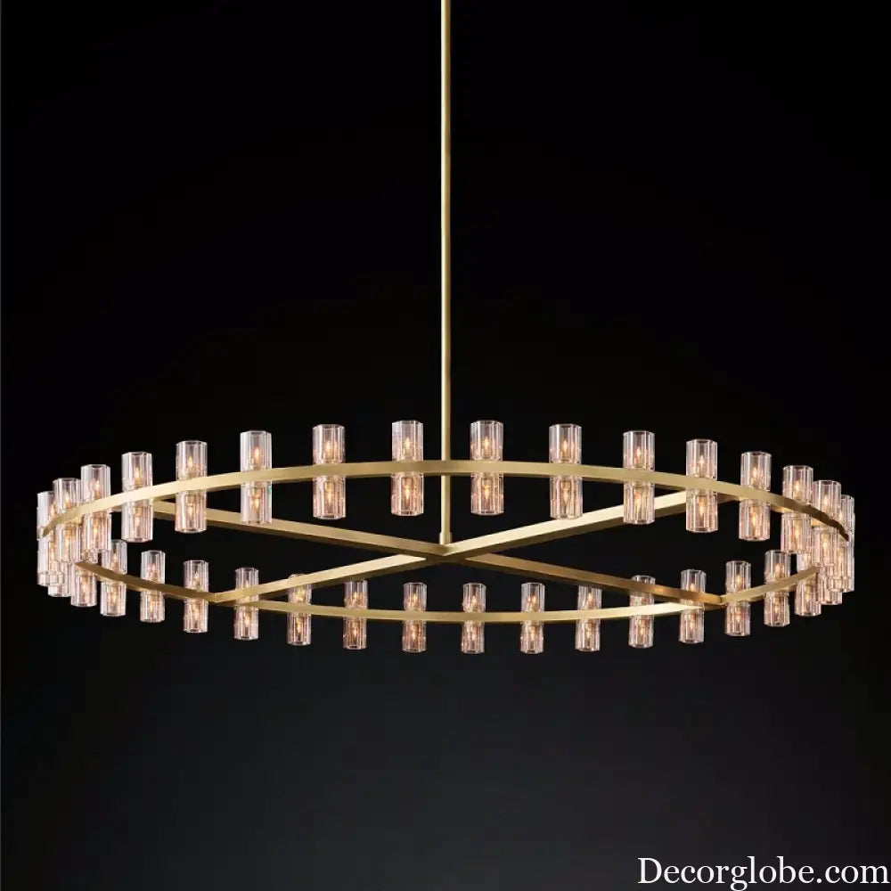 Luxurious Crystal Chandelier - Modern Elegance for Villa Duplexes, Living Rooms, and Home Decor - DecorGlobe