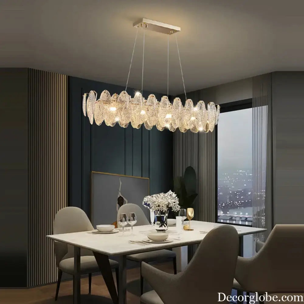 Luxurious Crystal Chandelier for Living Rooms and Master Bedrooms - Nordic Postmodern Minimalist Elegance - DecorGlobe