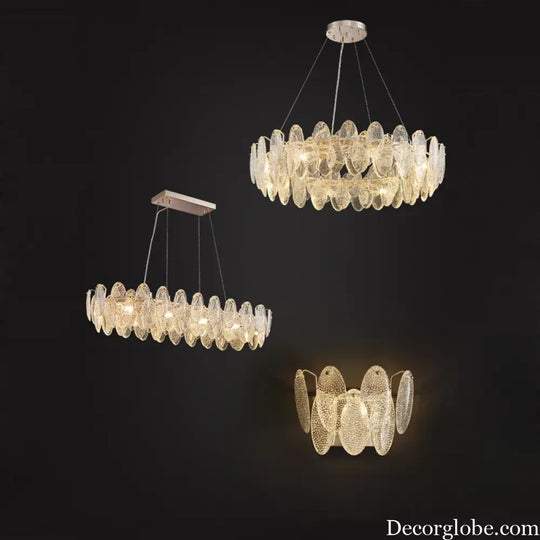Luxurious Crystal Chandelier for Living Rooms and Master Bedrooms - Nordic Postmodern Minimalist Elegance - DecorGlobe