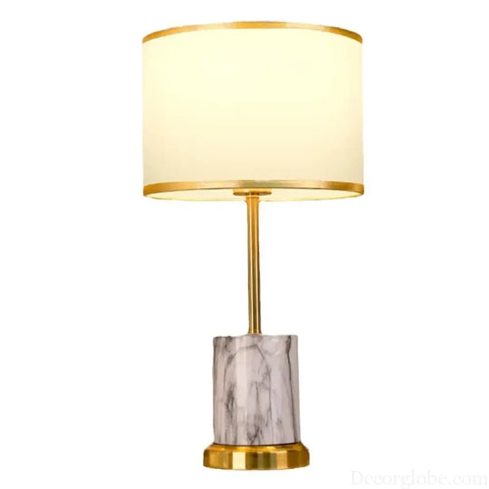Élodie Nordic Iron Fabric Bedside Table Lamp E27 Modern Study Light