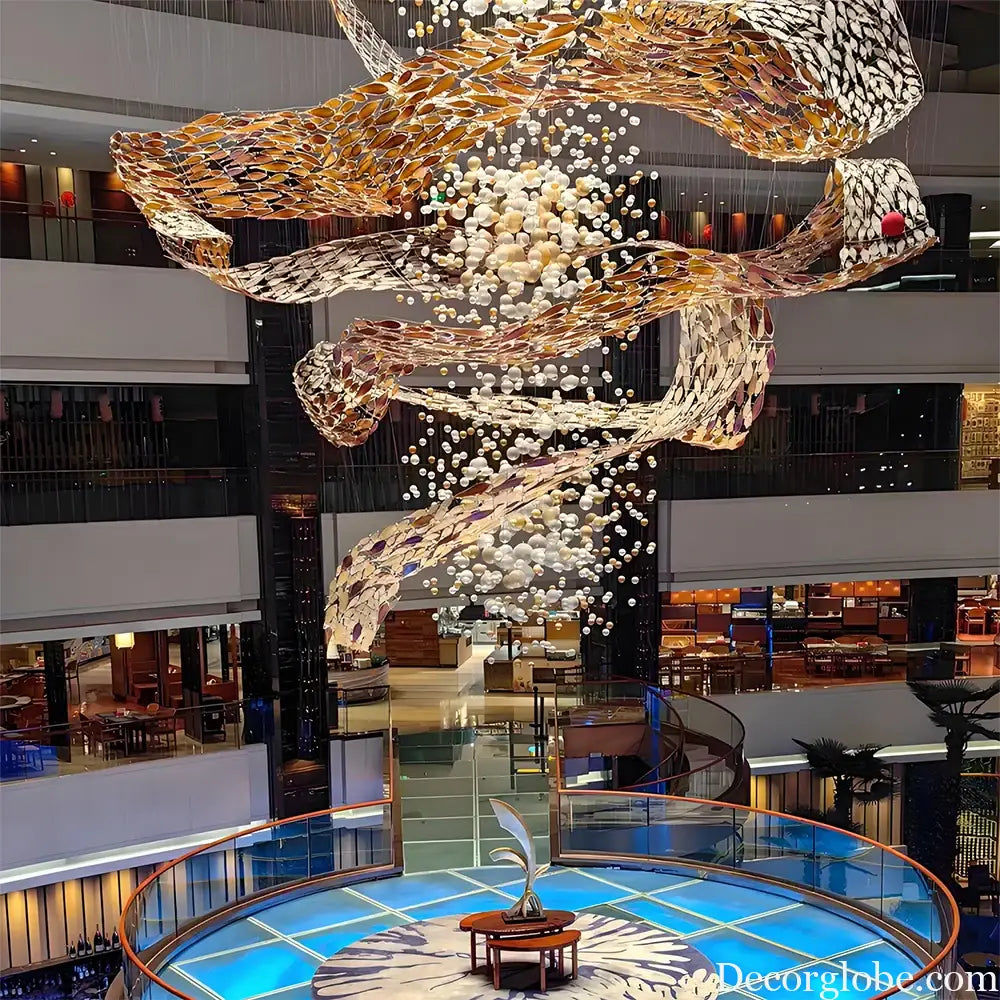 Marcelline Custom Build Fish Ball Chandelier Chandelier
