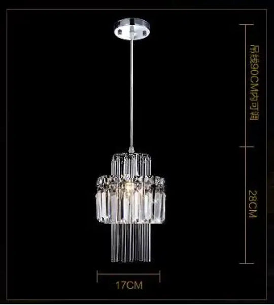 Creative Crystal Led Chandelier Light Indoor Plafon Lustre Pendant Ceiling Lamp In The Kitchen Home Decor Hanging Lamp