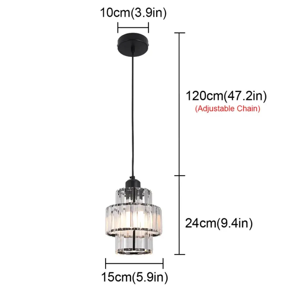 Creative Crystal Led Chandelier Light Indoor Plafon Lustre Pendant Ceiling Lamp In The Kitchen Home Decor Hanging Lamp