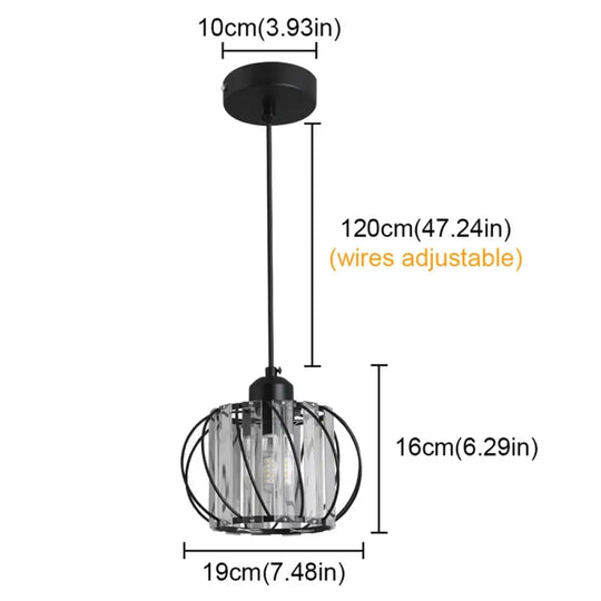 Creative Crystal Led Chandelier Light Indoor Plafon Lustre Pendant Ceiling Lamp In The Kitchen Home Decor Hanging Lamp