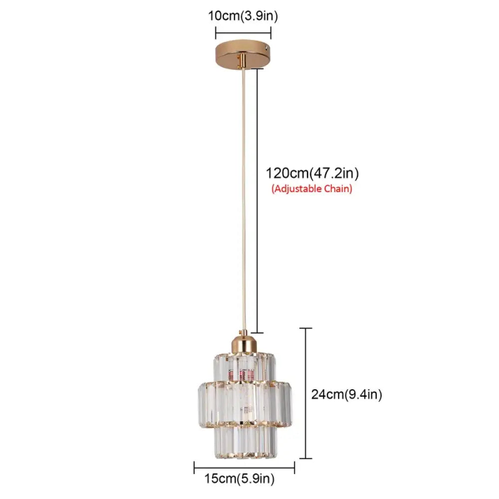Creative Crystal Led Chandelier Light Indoor Plafon Lustre Pendant Ceiling Lamp In The Kitchen Home Decor Hanging Lamp