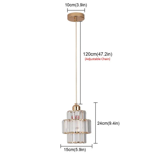 Creative Crystal Led Chandelier Light Indoor Plafon Lustre Pendant Ceiling Lamp In The Kitchen Home Decor Hanging Lamp