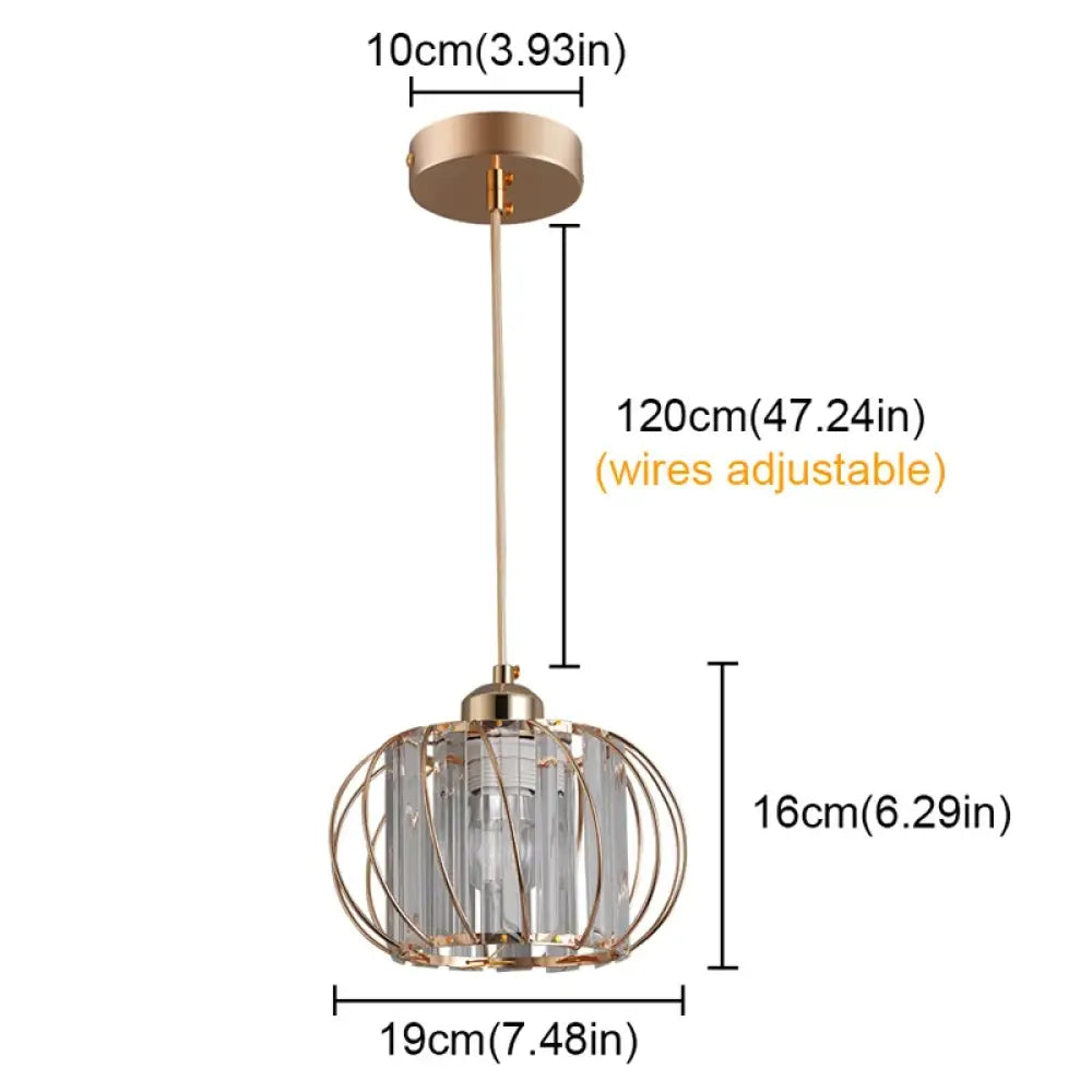 Creative Crystal Led Chandelier Light Indoor Plafon Lustre Pendant Ceiling Lamp In The Kitchen Home Decor Hanging Lamp
