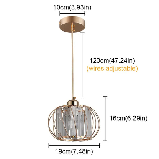 Creative Crystal Led Chandelier Light Indoor Plafon Lustre Pendant Ceiling Lamp In The Kitchen Home Decor Hanging Lamp