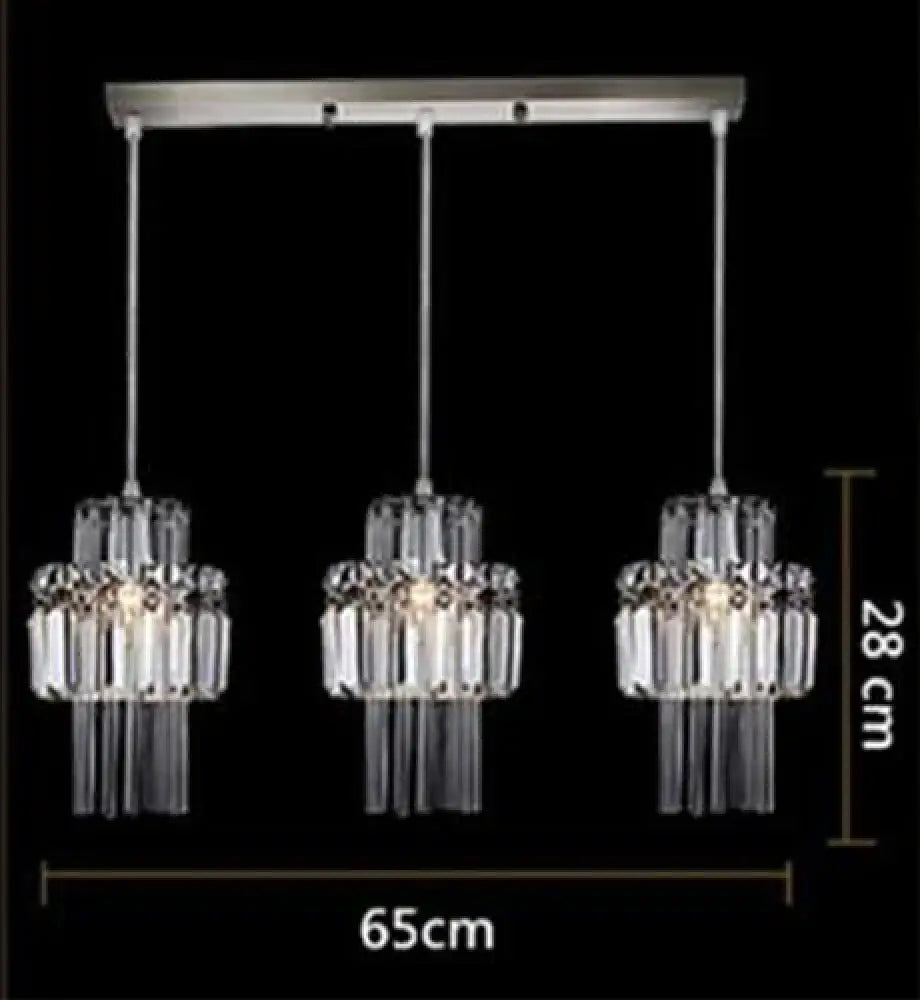 Creative Crystal Led Chandelier Light Indoor Plafon Lustre Pendant Ceiling Lamp In The Kitchen Home Decor Hanging Lamp