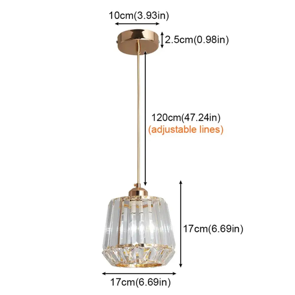 Creative Crystal Led Chandelier Light Indoor Plafon Lustre Pendant Ceiling Lamp In The Kitchen Home Decor Hanging Lamp