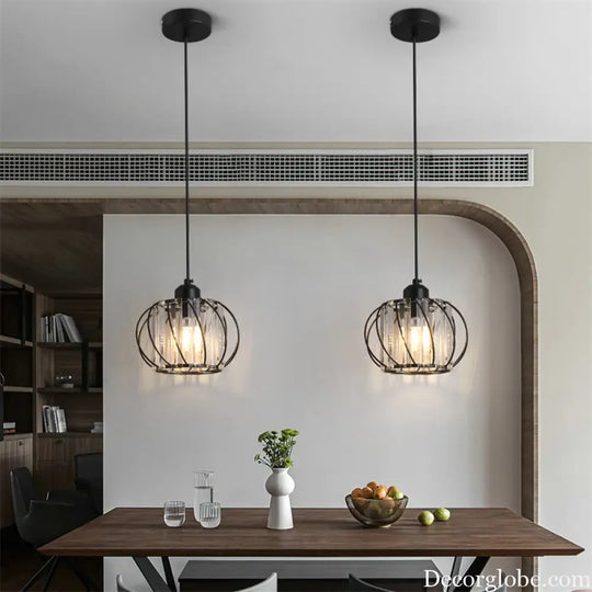 Creative Crystal Led Chandelier Light Indoor Plafon Lustre Pendant Ceiling Lamp In The Kitchen Home Decor Hanging Lamp