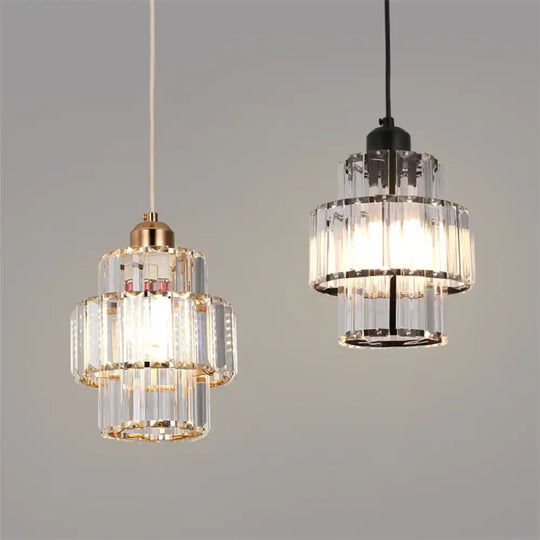 Creative Crystal Led Chandelier Light Indoor Plafon Lustre Pendant Ceiling Lamp In The Kitchen Home Decor Hanging Lamp