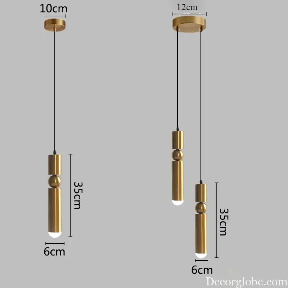 Nordic Led Chandelier Spotlight Pendant Lights Bedside Bedroom Reading Light Home Decor Pendant Lamp For Dining Room
