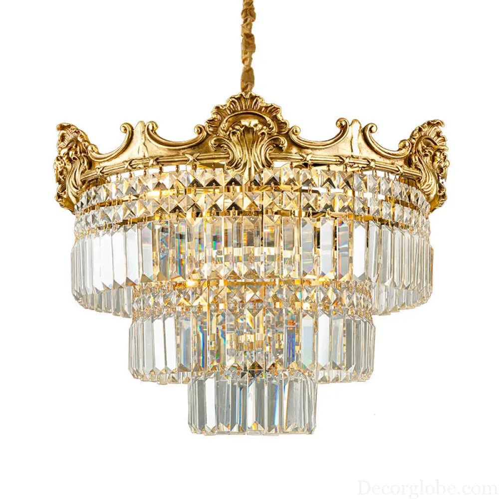 Mila - French All-Copper Crystal Chandelier Chandelier