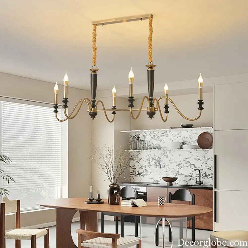 Milada Nordic Ceiling Chandelier with LED Candle Lights Chandelier
