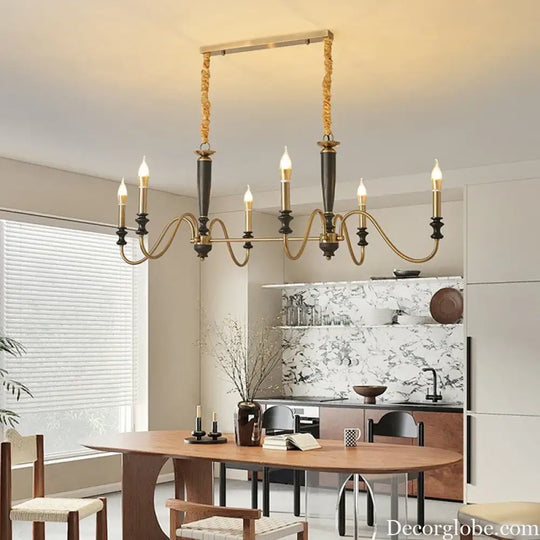 Milada Nordic Ceiling Chandelier with LED Candle Lights Chandelier