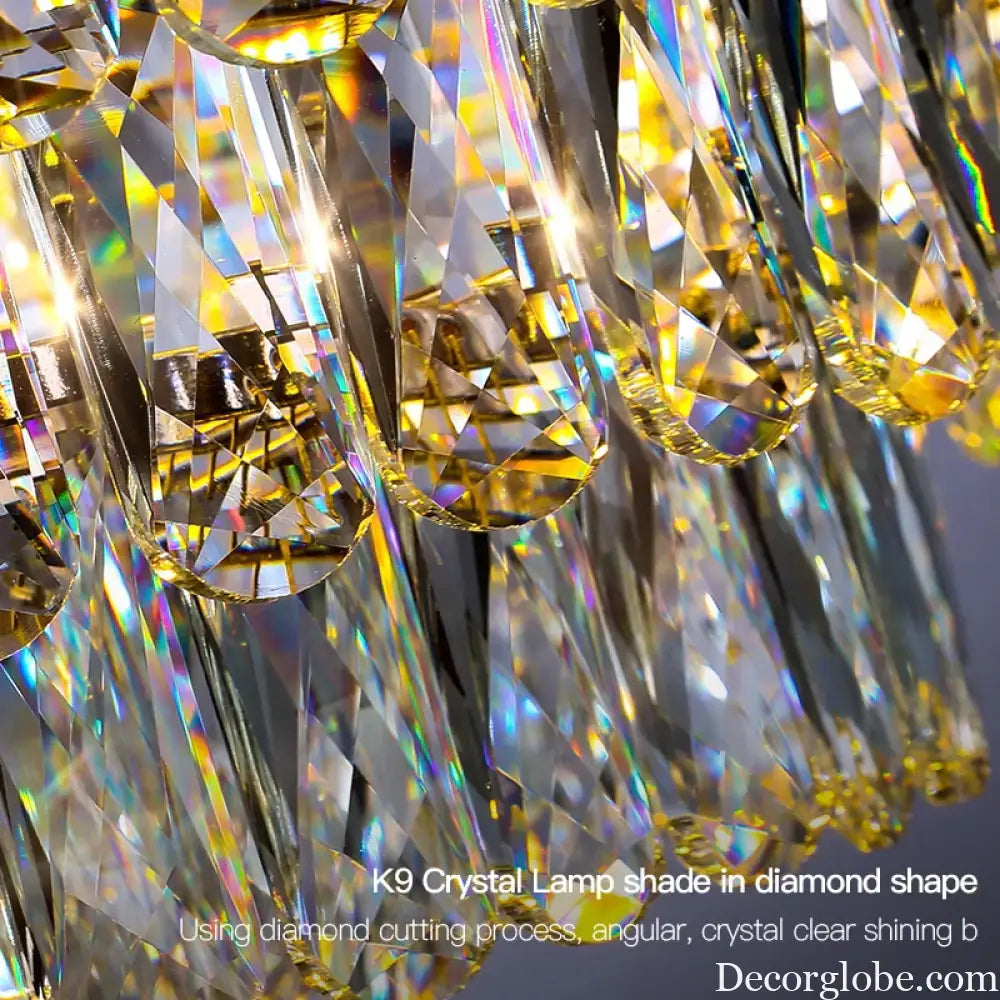Modern Crystal Chandelier Ceiling - Novelty Trend Lighting for Hall, Living Room, and Bedroom - DecorGlobe