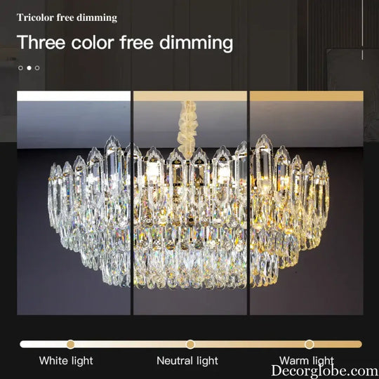 Modern Crystal Chandelier Ceiling - Novelty Trend Lighting for Hall, Living Room, and Bedroom - DecorGlobe