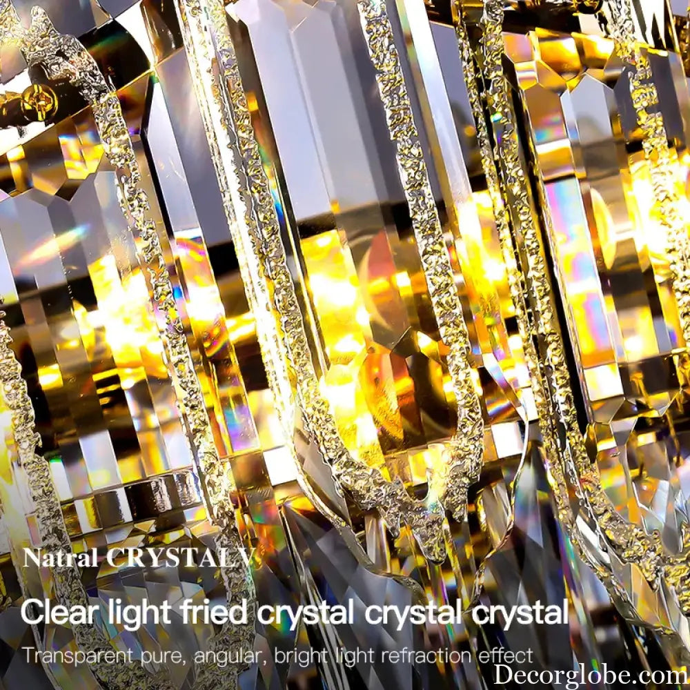Modern Crystal Chandelier Ceiling - Novelty Trend Lighting for Hall, Living Room, and Bedroom - DecorGlobe