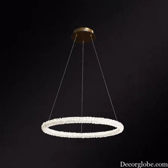 Diana - Modern Crystal Circle Chandelier (Choose Your Size &amp; Tiers) - DecorGlobe