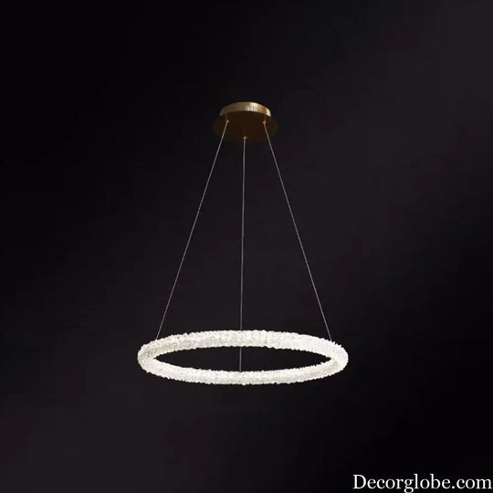 Diana - Modern Crystal Circle Chandelier (Choose Your Size &amp; Tiers) - DecorGlobe
