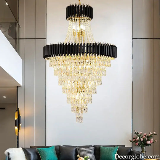 Luxury Modern Chandelier for Living Room - Elegant Gold Decor for Staircases, Hallways, and Spirited Ambiance - DecorGlobe