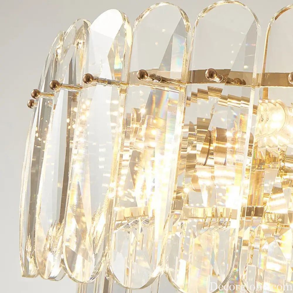 Modern Crystal LED Pendant Lights - Gold Elegance for Living Rooms, Kitchens, Dining Rooms, and Bedrooms in Nordic Loft Style - DecorGlobe