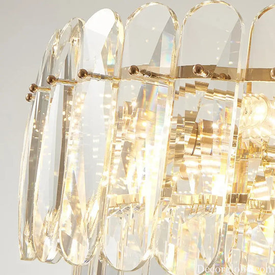 Modern Crystal LED Pendant Lights - Gold Elegance for Living Rooms, Kitchens, Dining Rooms, and Bedrooms in Nordic Loft Style - DecorGlobe