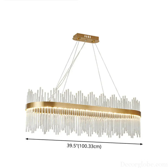Adjustable Glass Crystal Drum Chandelier Pendant Light for Modern Living Rooms