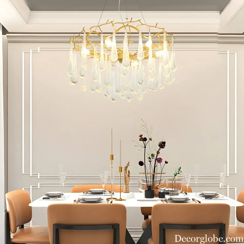 Modern Tree Branches Luxury Bubble Crystal Raindrops Chandelier Lighting > Ceiling lights > Chandeliers