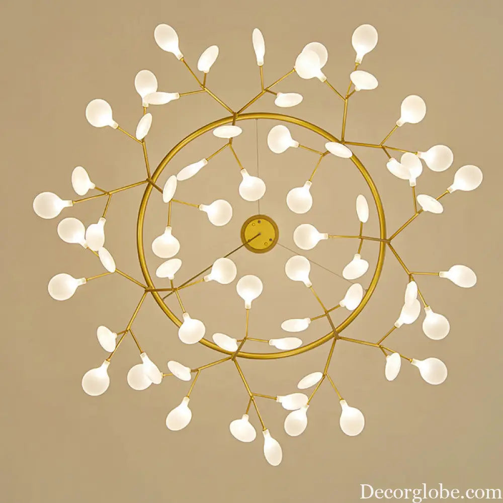 Modern Metal LED Dining Room Chandelier - Elegant Hanging Pendant Light
